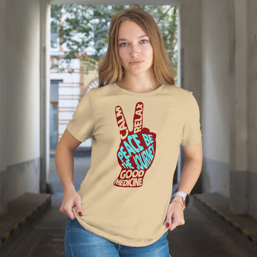 60's PEACE RETRO - SHORT SLEEVE TEE