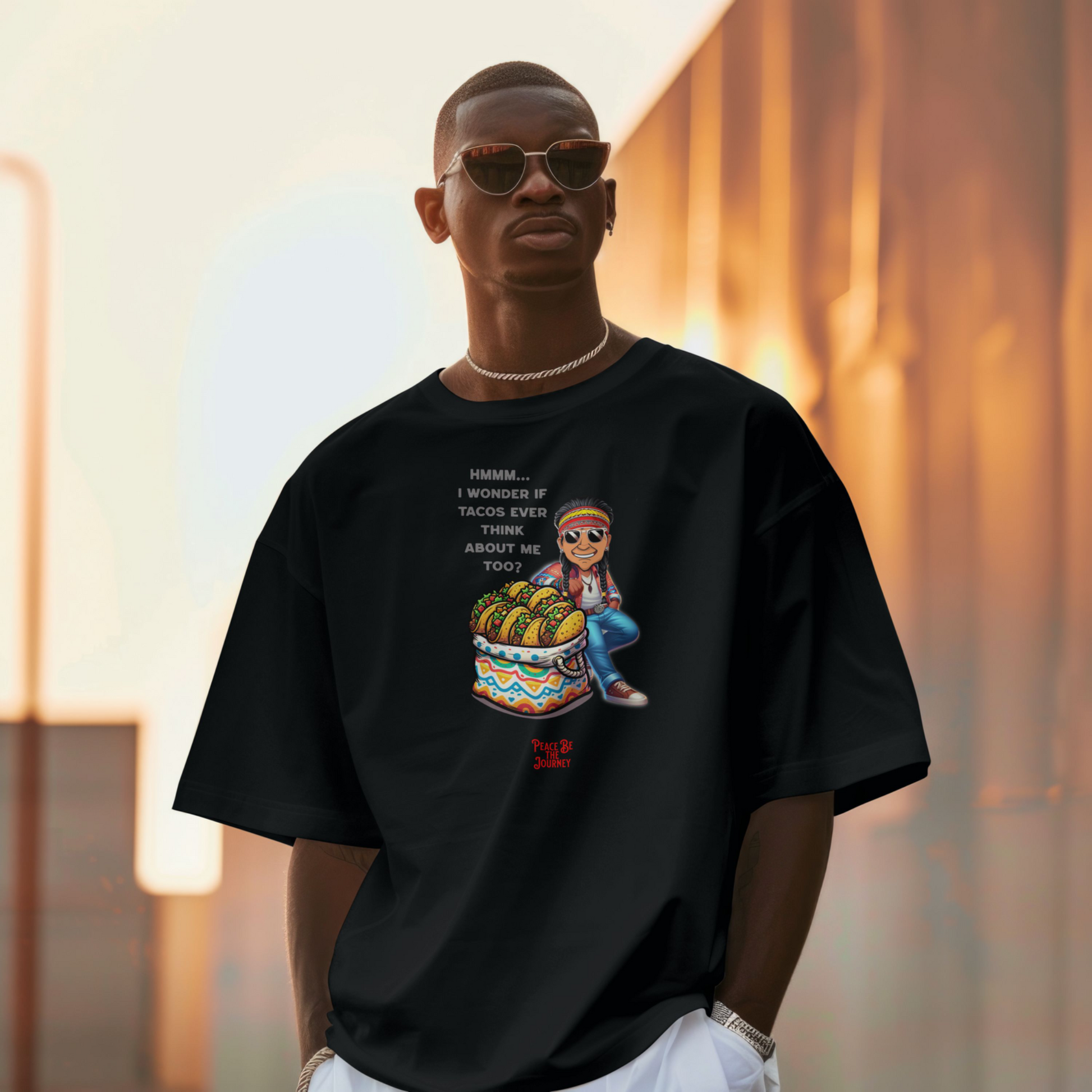 I WONDER IF TACOS EVER THINK OF ME - SHORT SLEEVE TEE