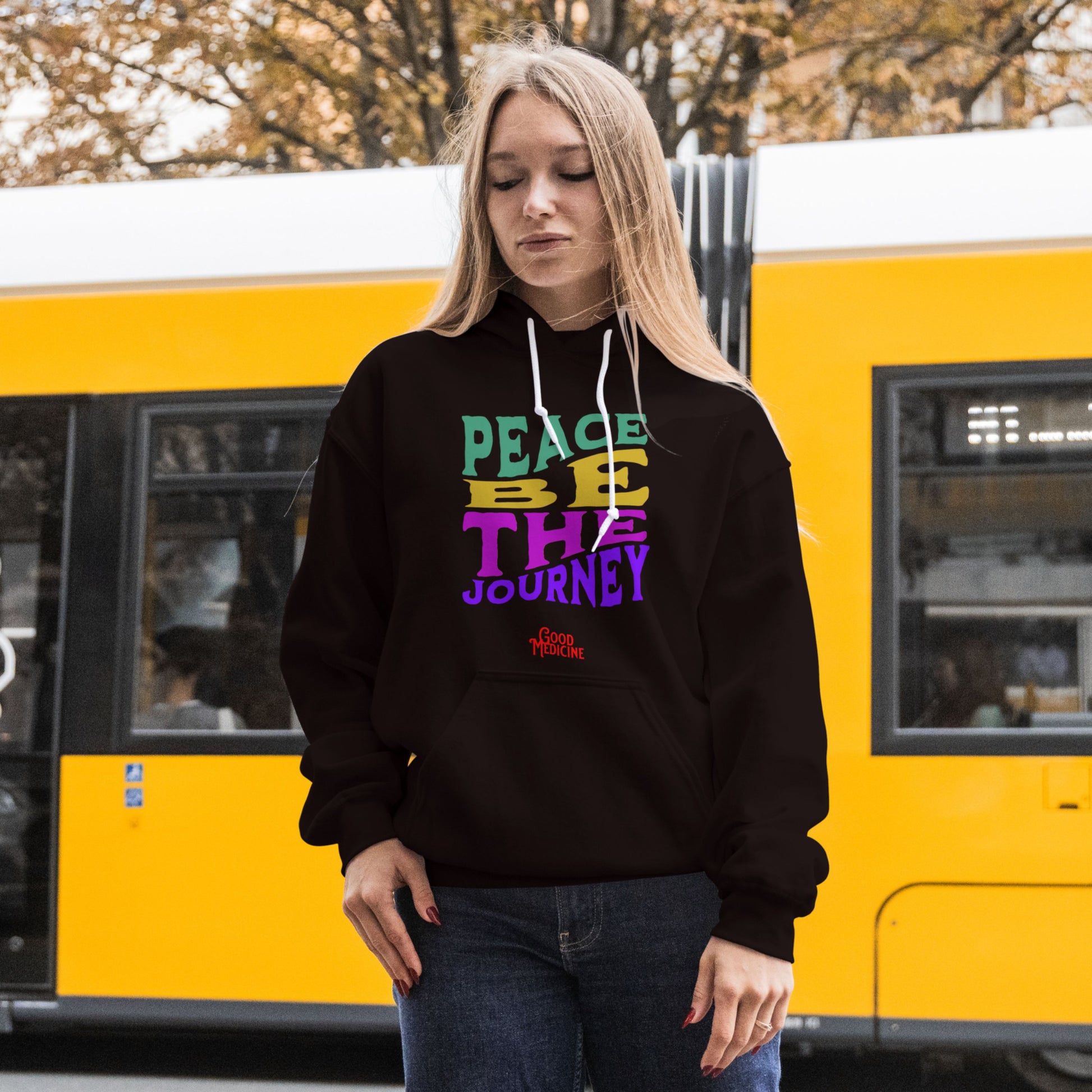 PEACE BE THE JOURNEY RETRO - HOODIE