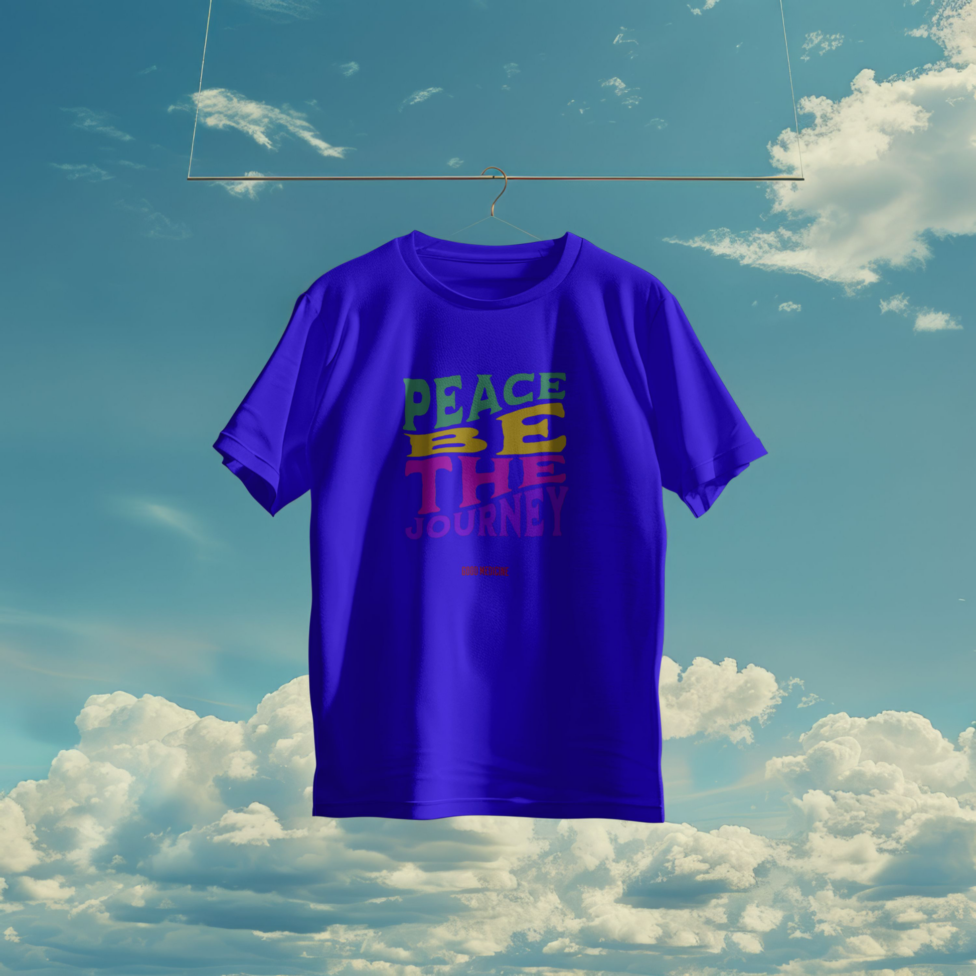 PEACE BE THE JOURNEY RETRO - SHORT SLEEVE TEE