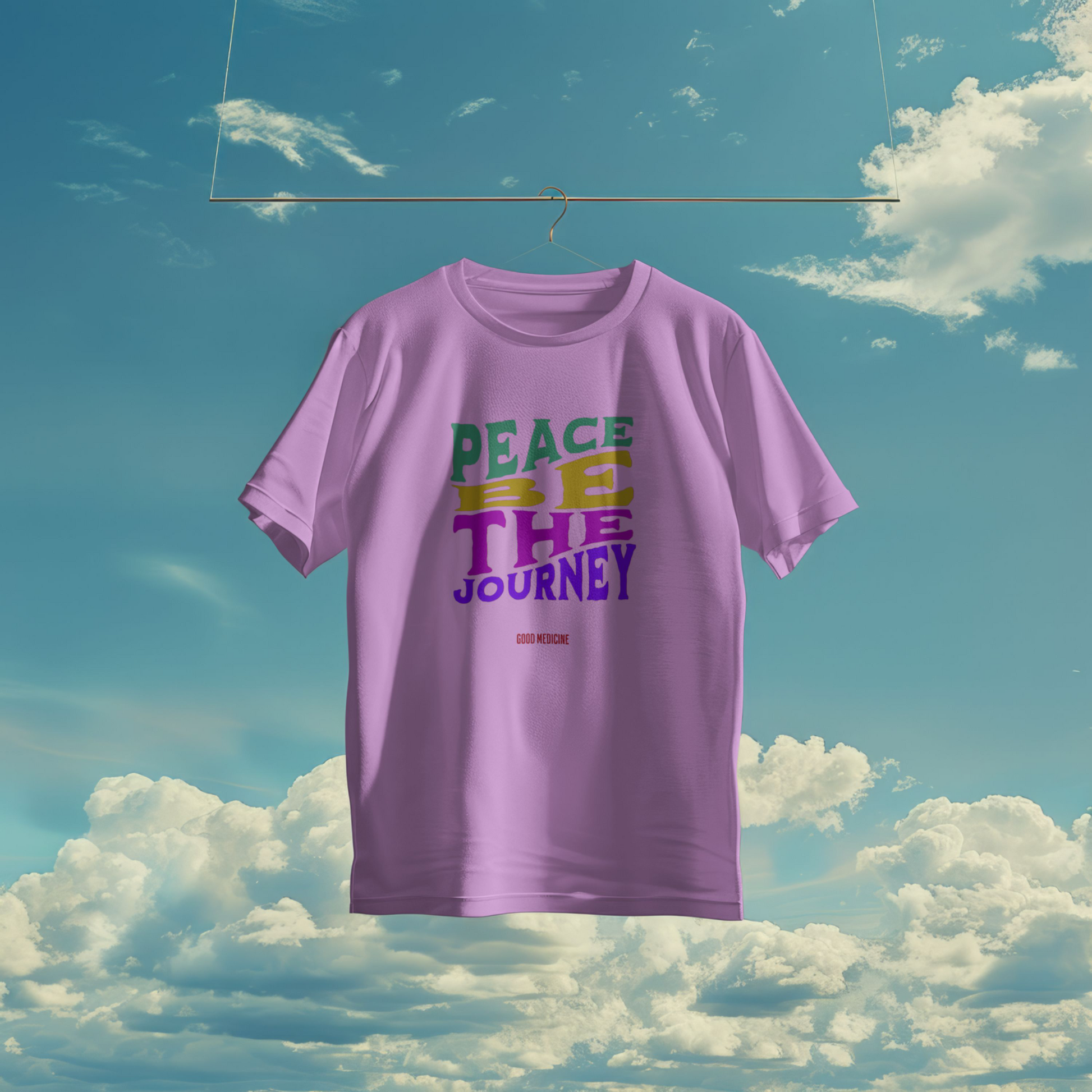 PEACE BE THE JOURNEY RETRO - SHORT SLEEVE TEE
