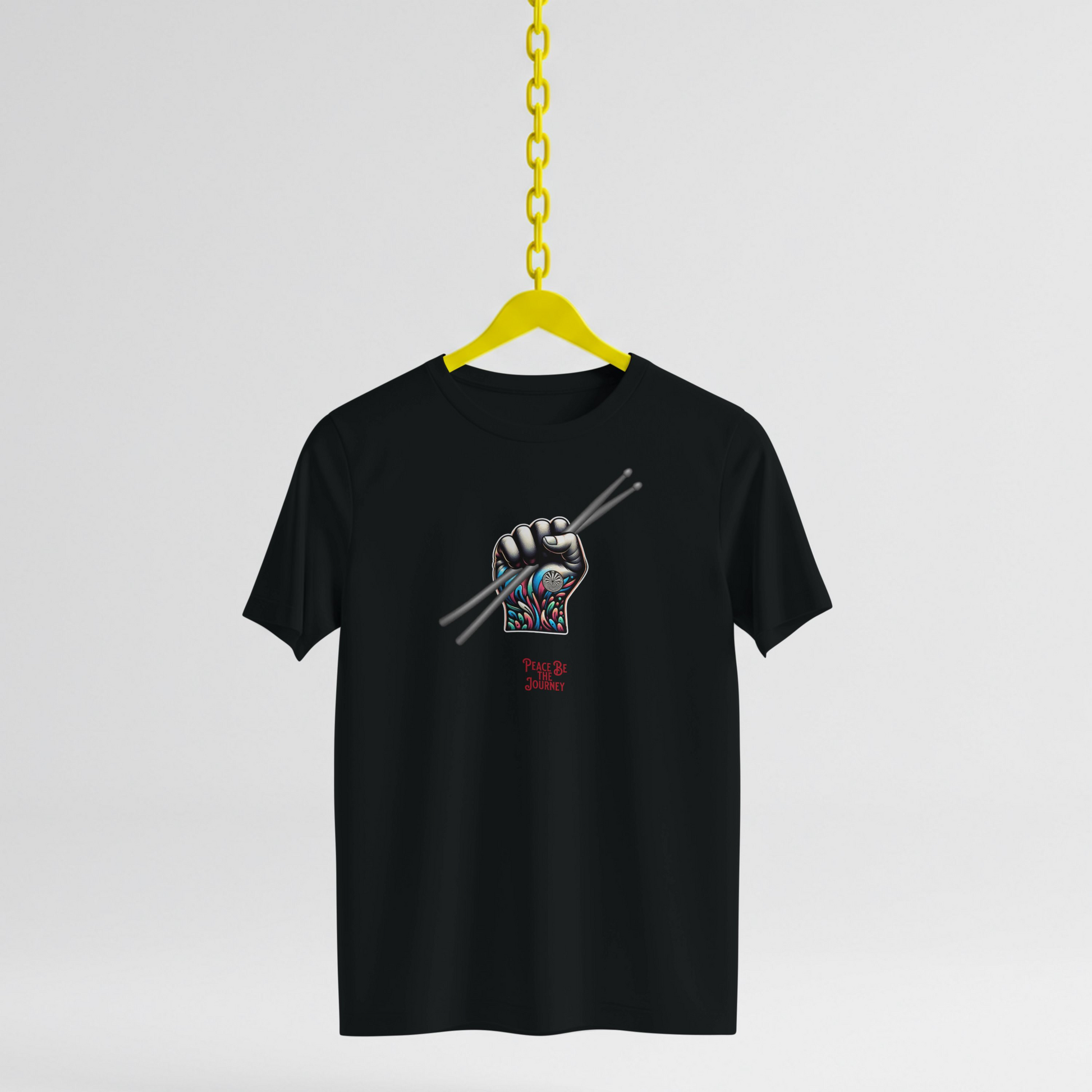 NATIVE FREEDOM DRUM STICKS - SHORT SLEEVE TEE