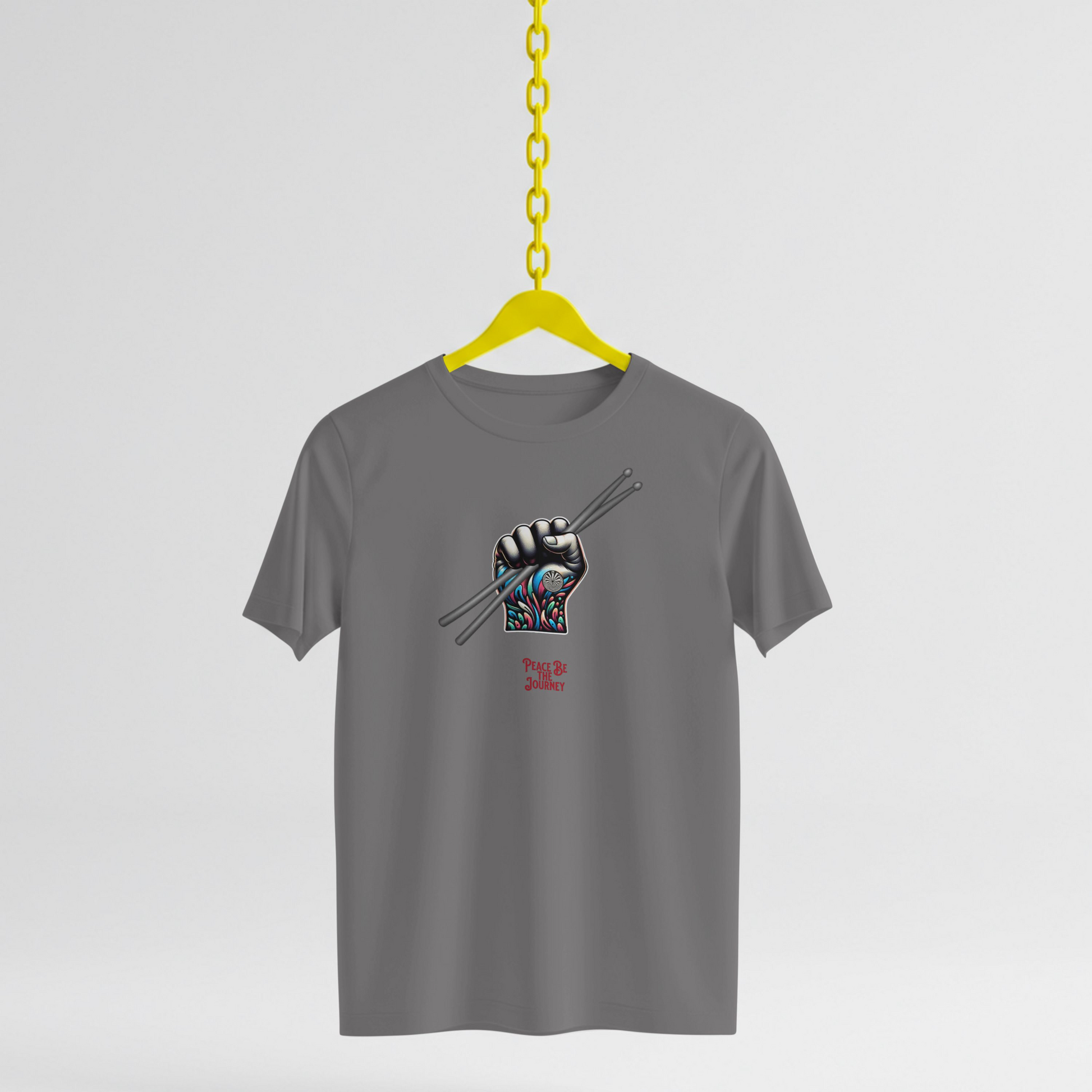 NATIVE FREEDOM DRUM STICKS - SHORT SLEEVE TEE
