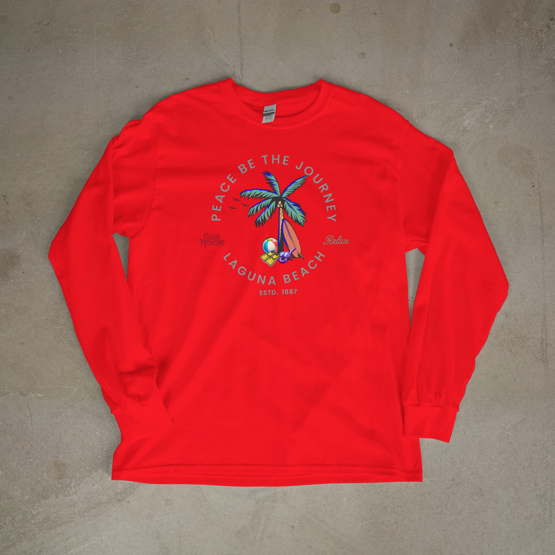 LAGUNA BEACH RELAX - LONG SLEEVE TEE