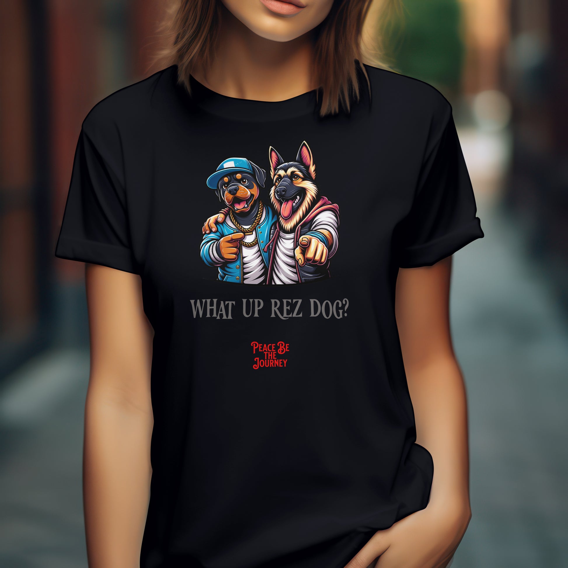 WHAT UP REZ DOG - SHORT SLEEVE TEE