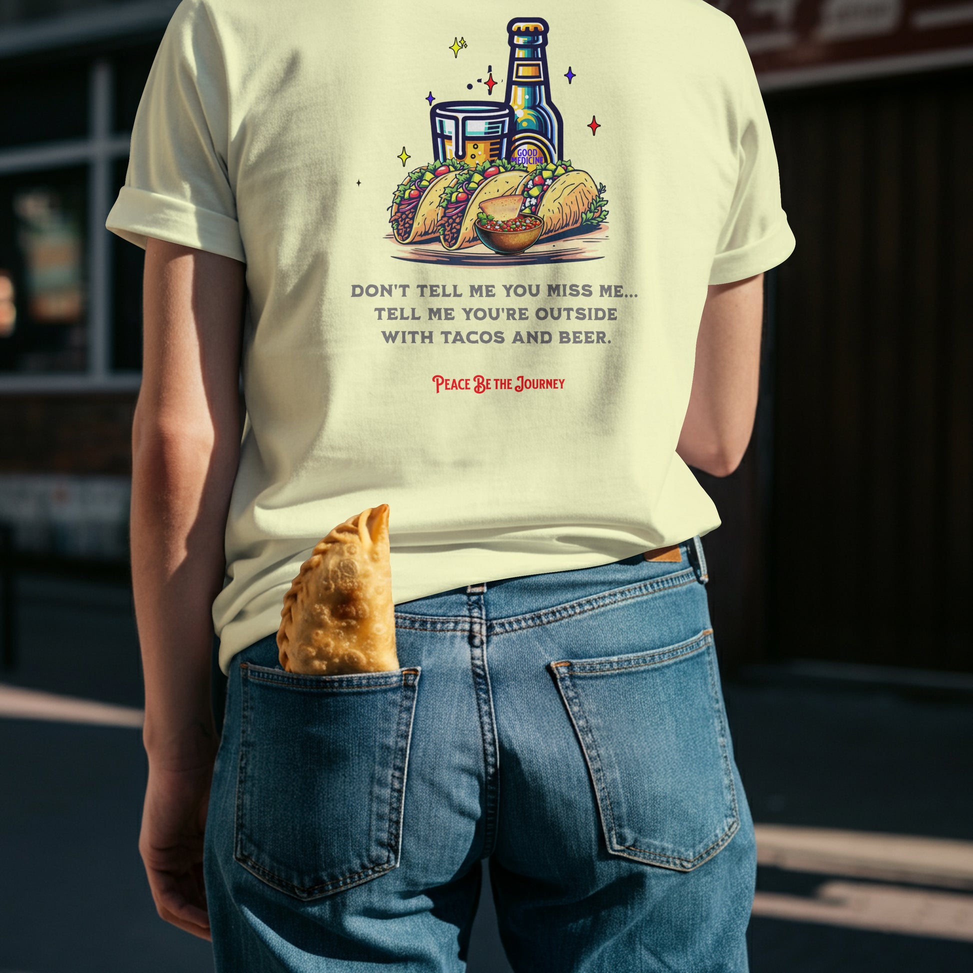 NEW!! TACOS AND BEER - SHORT SLEEVE T-SHIRT