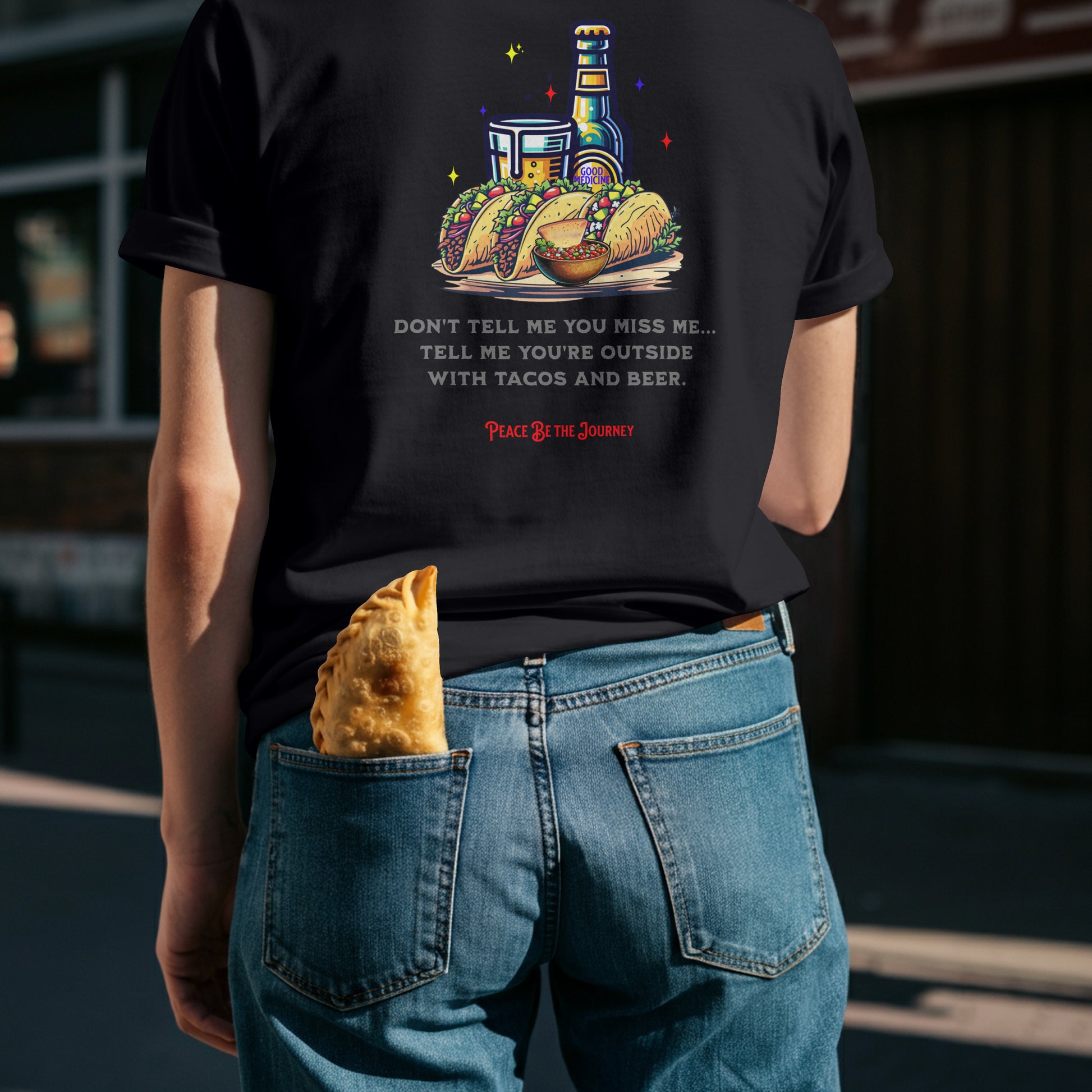 NEW!! TACOS AND BEER - SHORT SLEEVE T-SHIRT