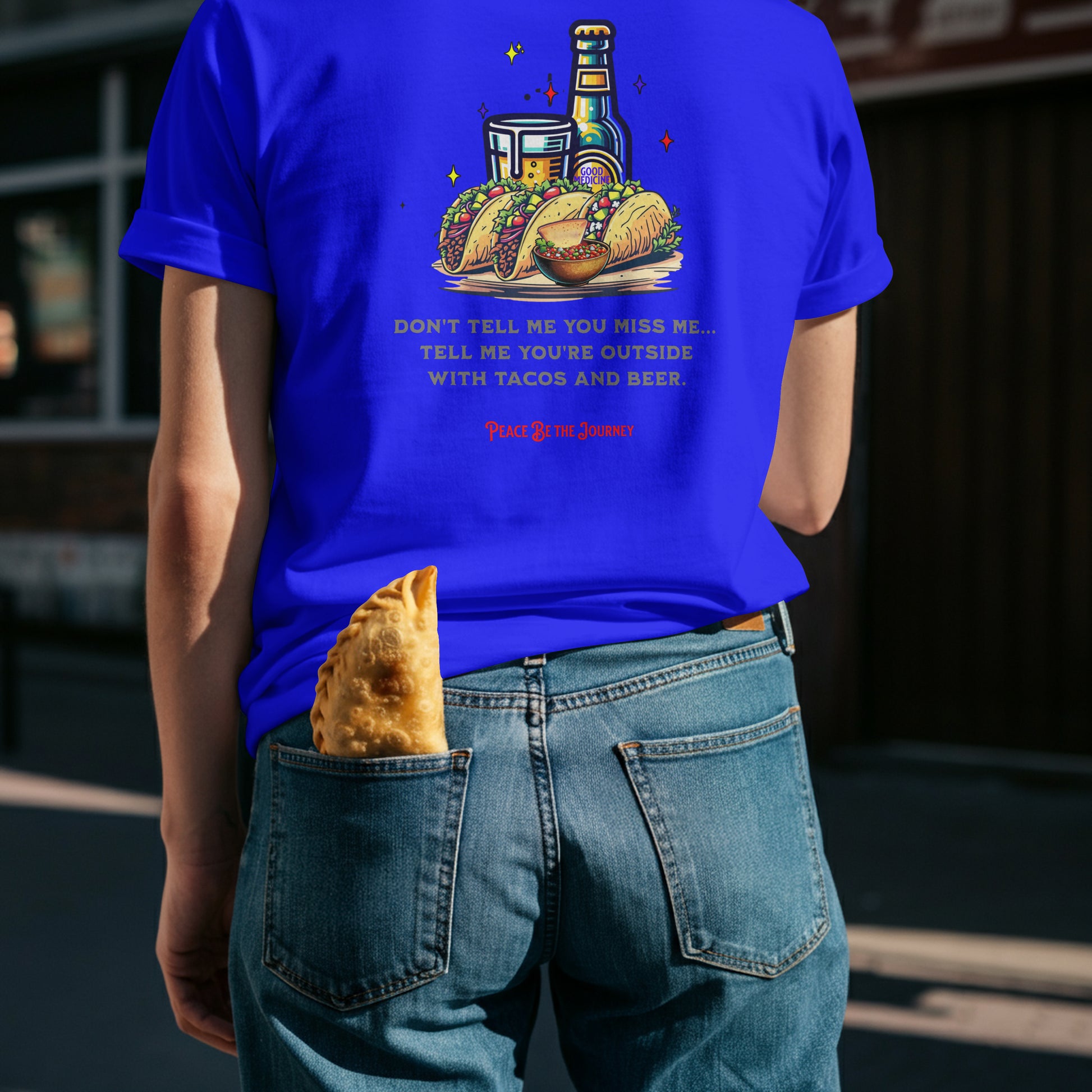 NEW!! TACOS AND BEER - SHORT SLEEVE T-SHIRT