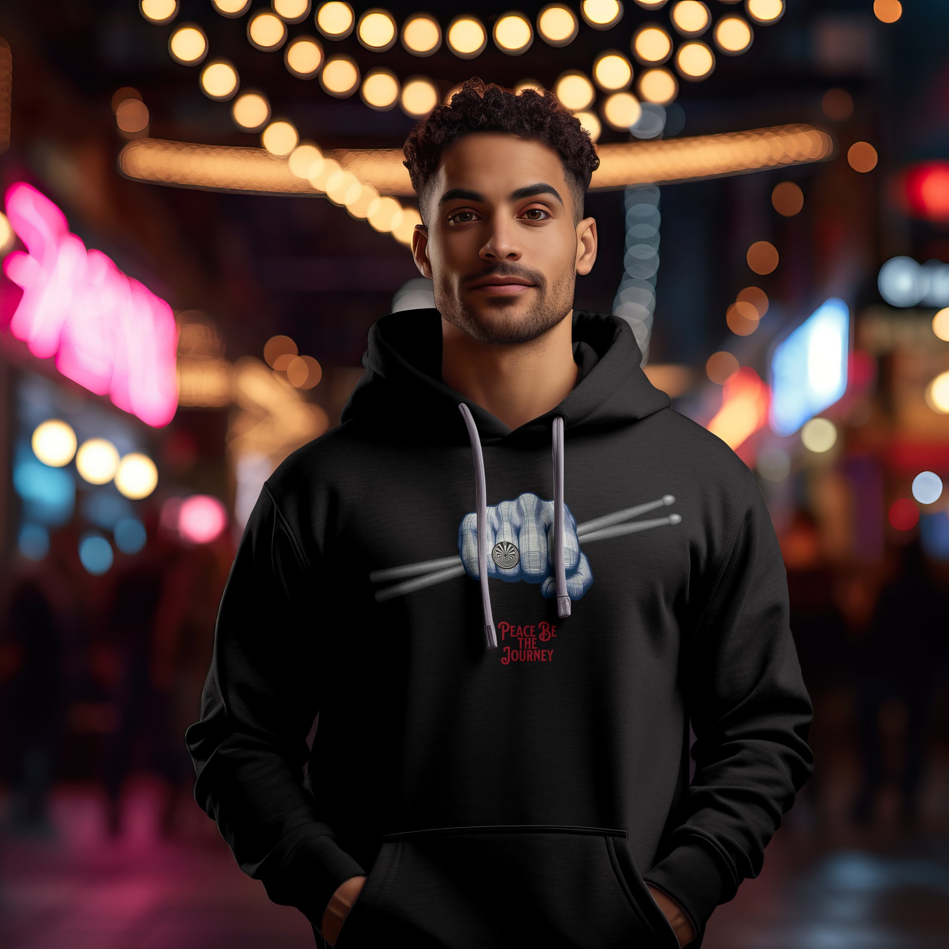 FIST BUMP DRUM STICKS - HOODIE