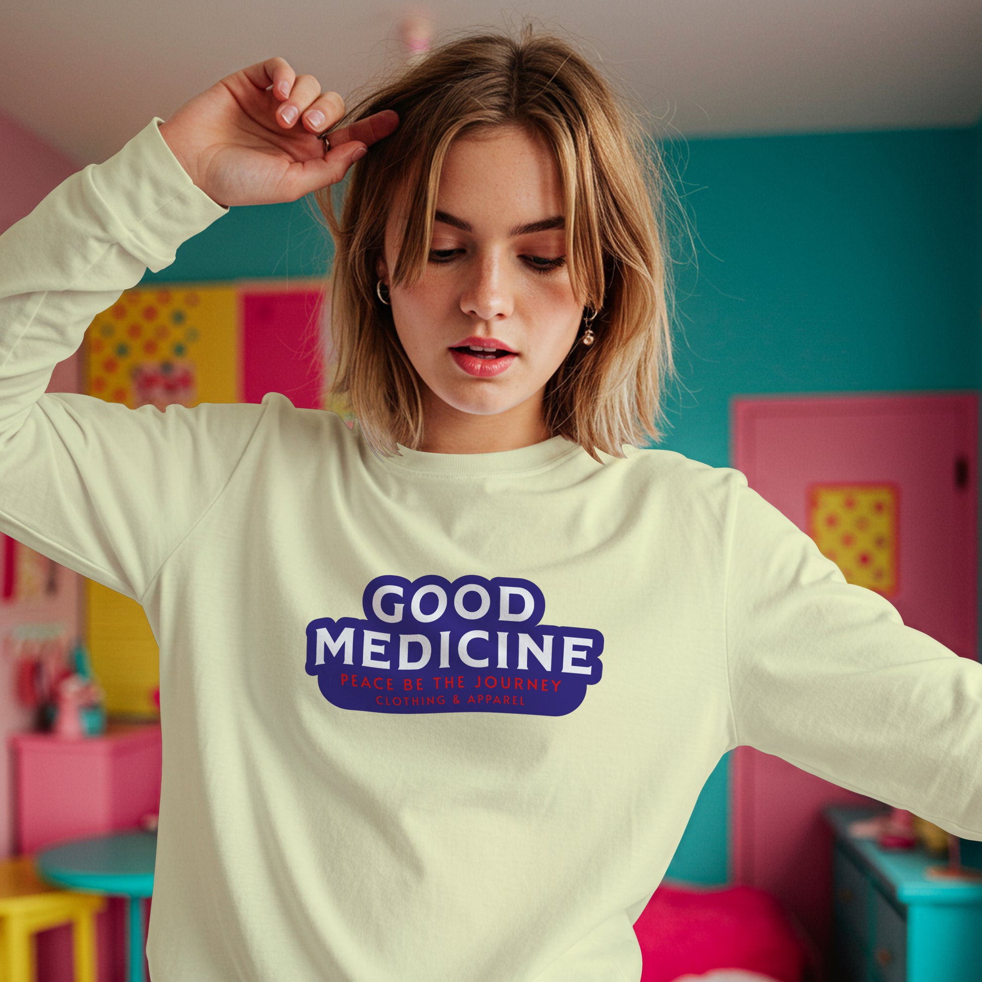 NEW!! GOOD MEDICINE - LONG SLEEVE T-SHIRT