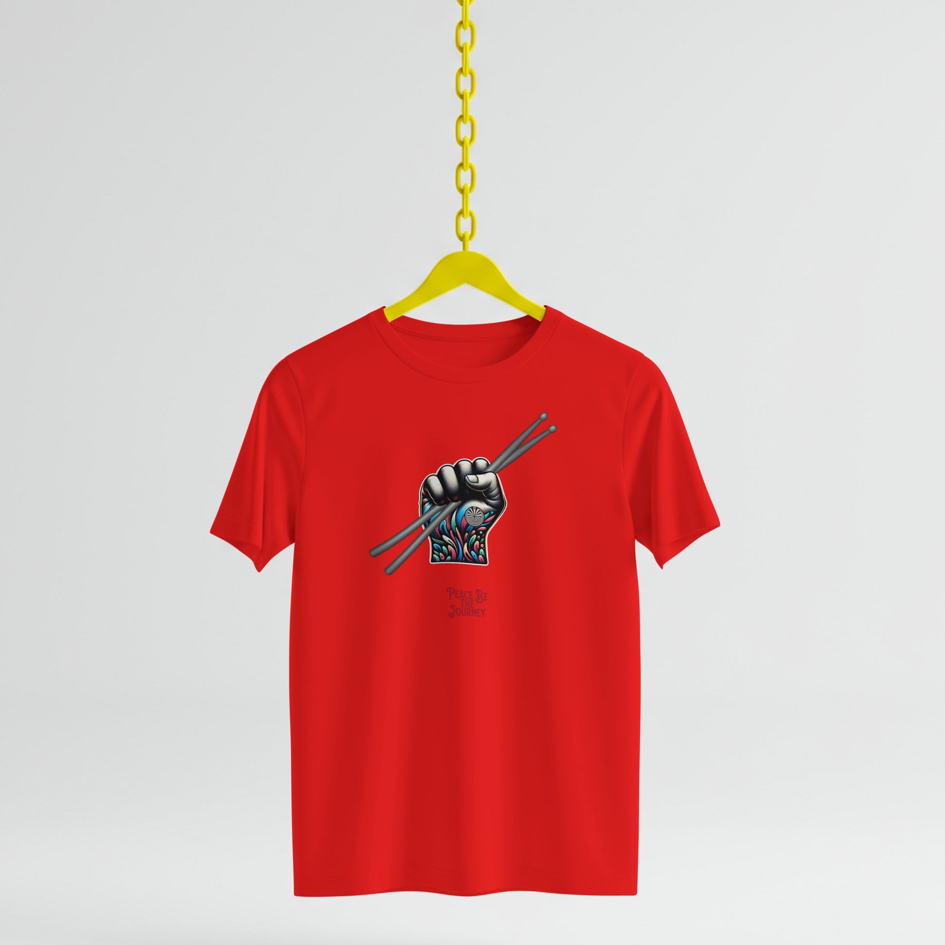 NATIVE FREEDOM DRUM STICKS - SHORT SLEEVE TEE