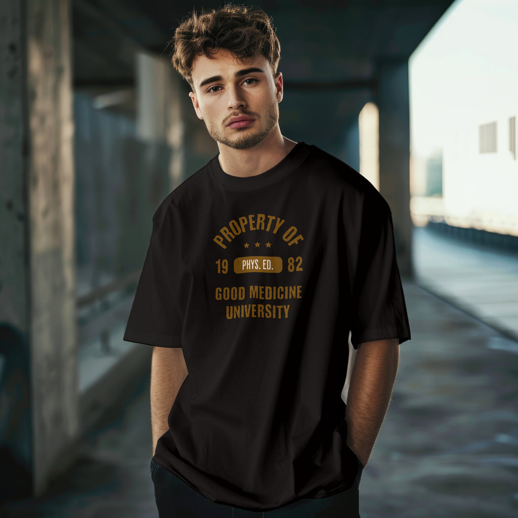 PROPERTY OF GOOD MEDICINE UNIVERSITY - SHORT SLEEVE TEE
