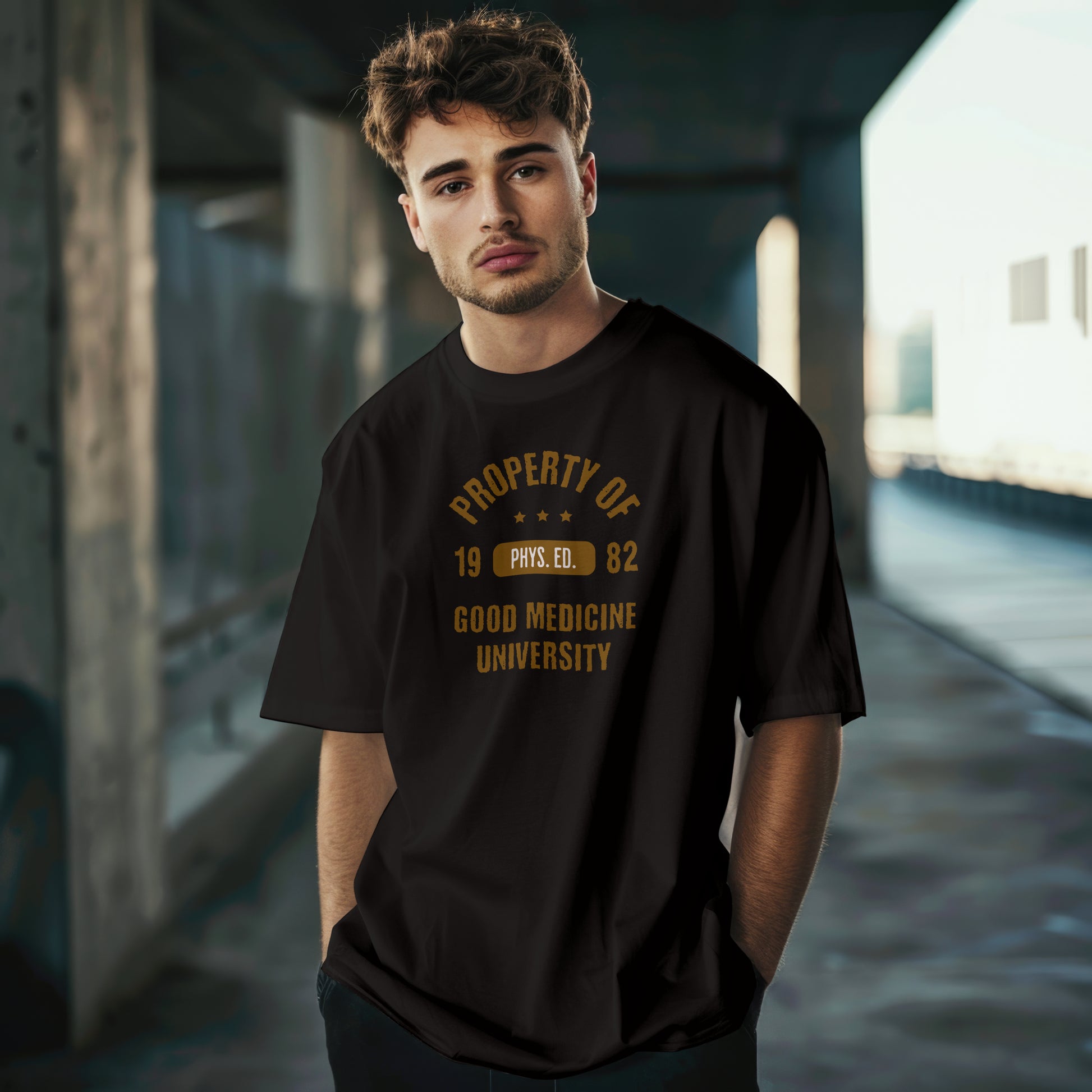 PROPERTY OF GOOD MEDICINE UNIVERSITY - SHORT SLEEVE TEE