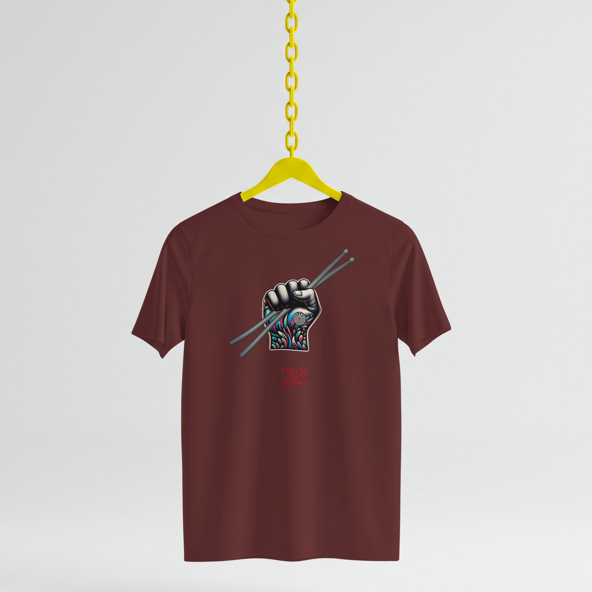 NATIVE FREEDOM DRUM STICKS - SHORT SLEEVE TEE