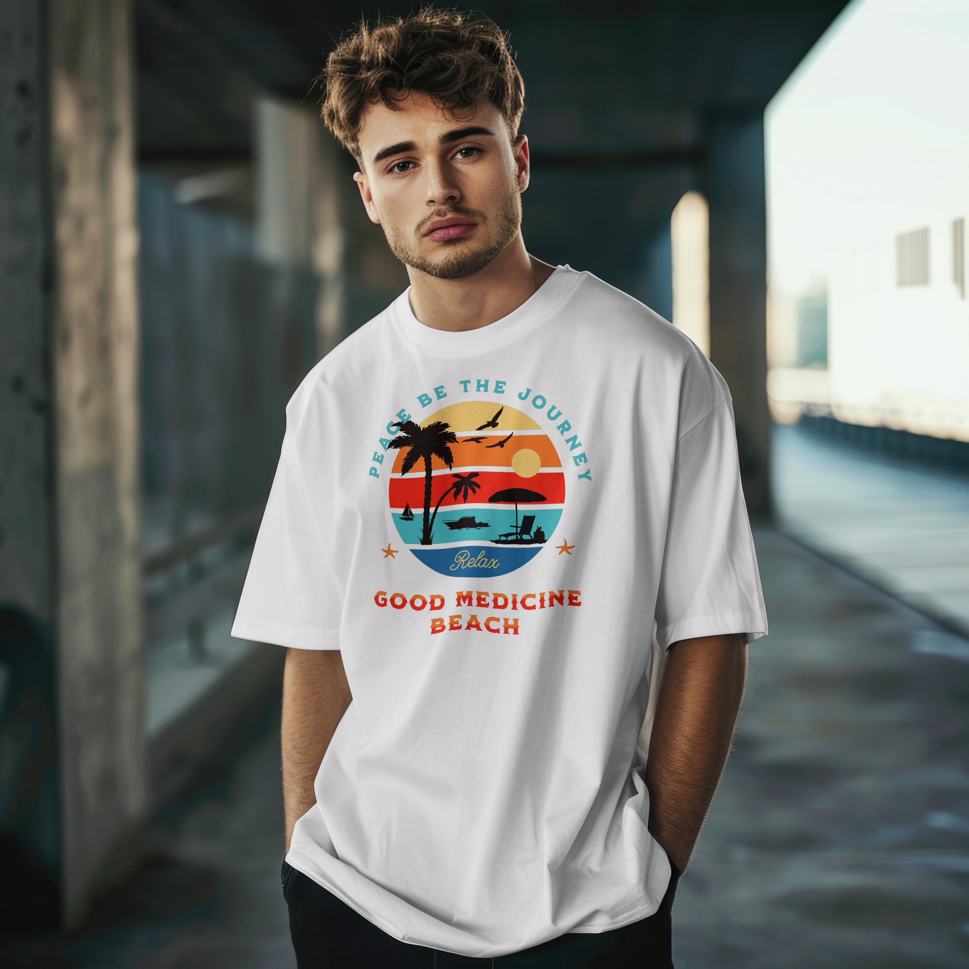 GOOD MEDICINE BEACH - SHORT SLEEVE TEE