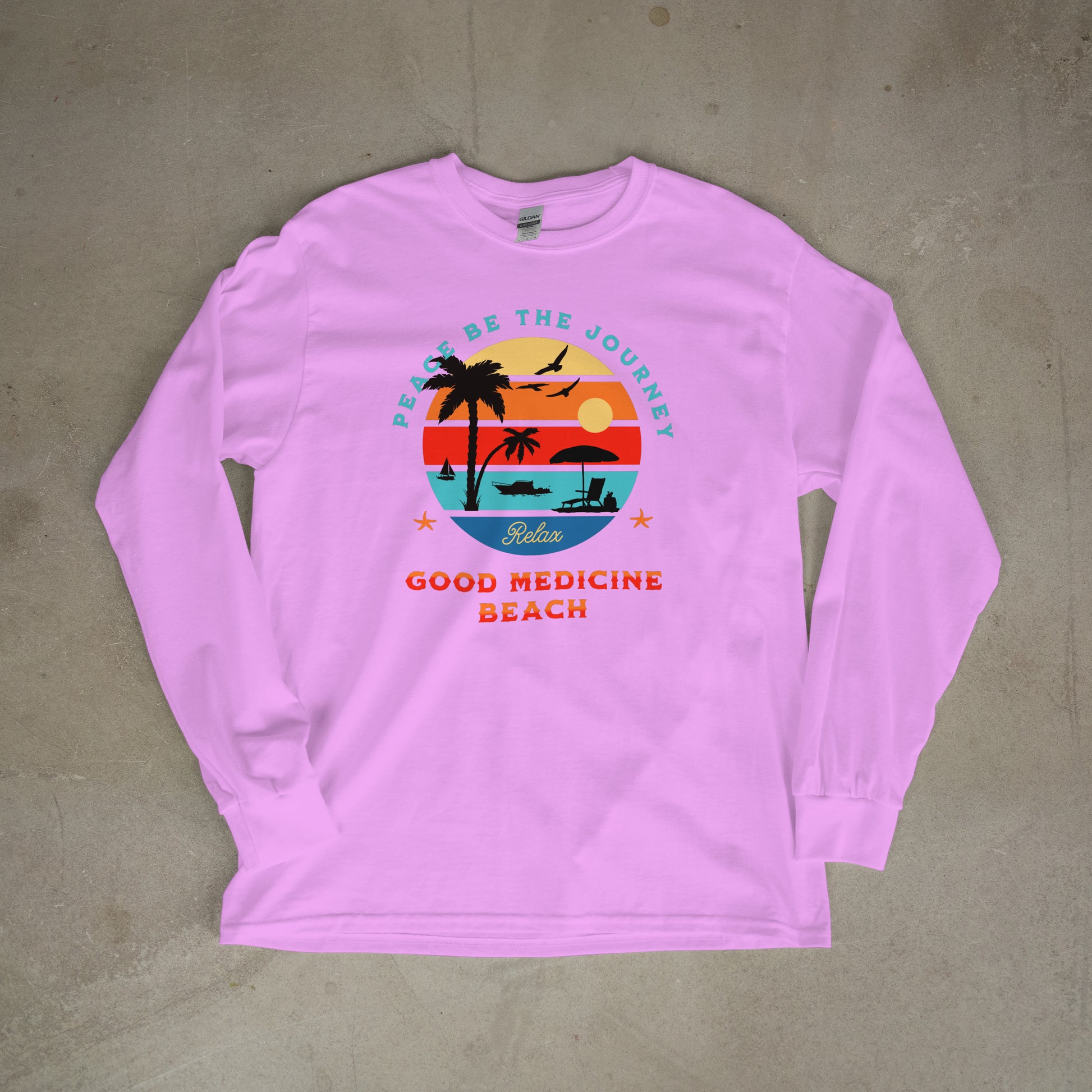 GOOD MEDICINE BEACH - LONG SLEEVE TEE